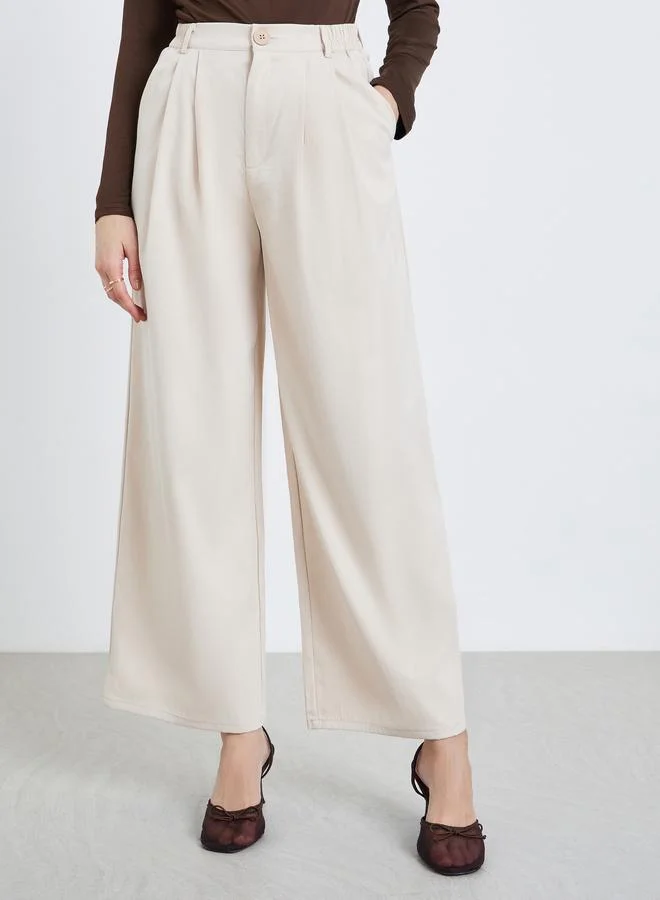 ستايلي بنطال بأرجل واسعة